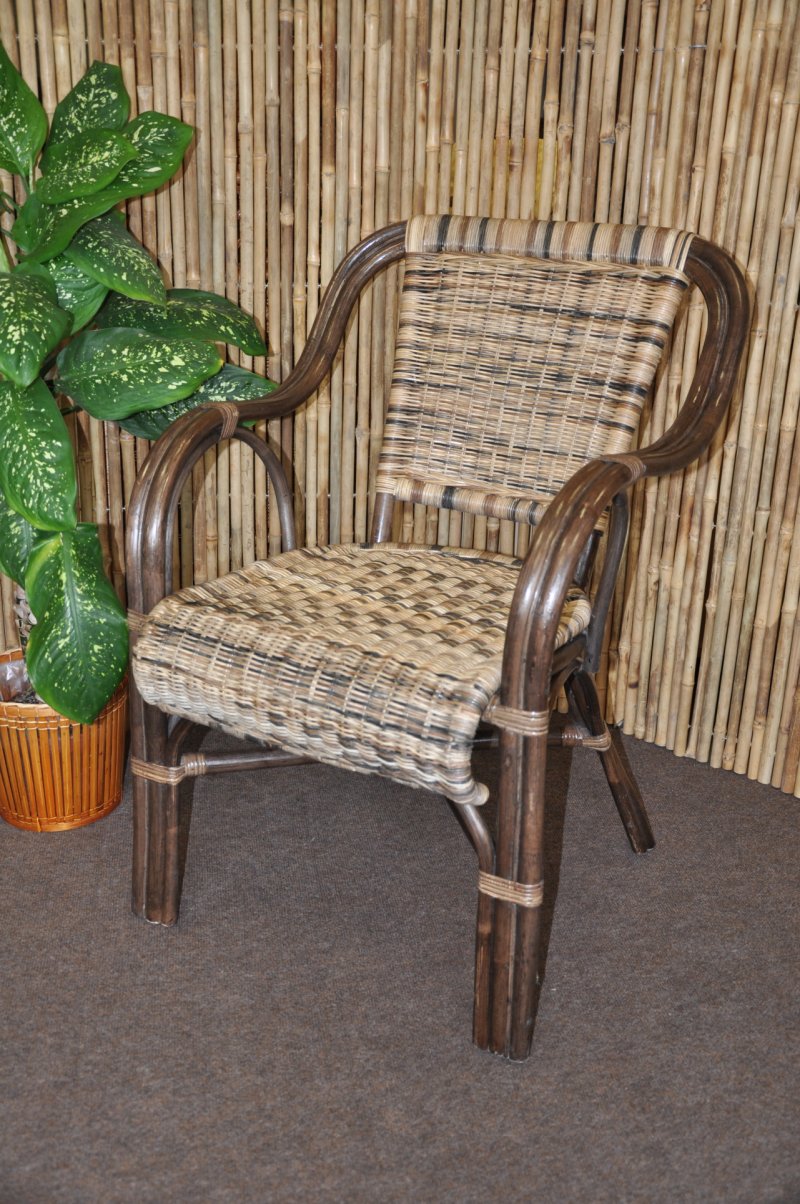 Ratanové křeslo safari wicker mix