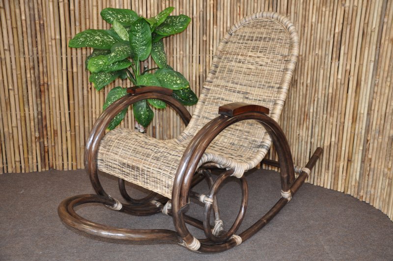 Ratanové houpací křeslo Kartini wicker mix