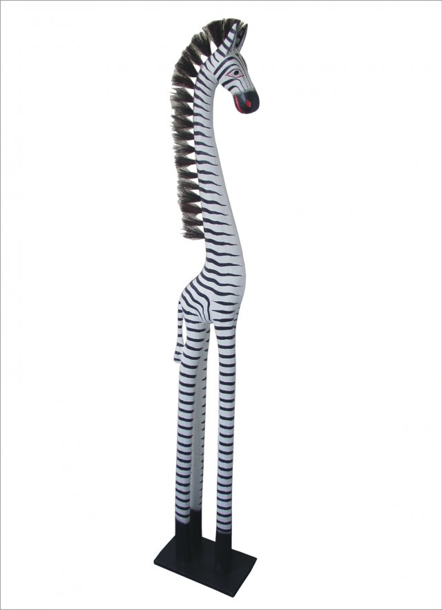Zebra stojící
