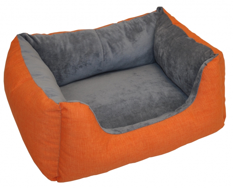 Pelíšek AXIN Deluxe oranžový - 58x48 cm