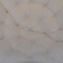 Polstr na křeslo papasan 100 cm bílý
