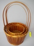 Bambusový košík set 3 ks