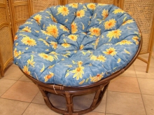 Papasan tmavý 100 cm modré kopretiny