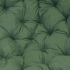 Ratanový papasan 110 cm medový polstr zelený tmavý melír