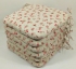 Sedák 40x40 cm látka růžičky - set 6 kusů