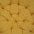 Polstr deluxe na křeslo papasan 110 cm - žlutý melír