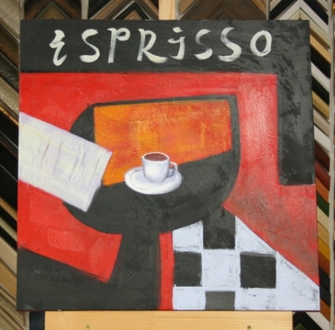 Obraz espresso II  60x60 cm