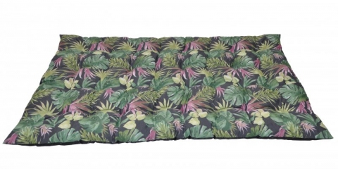 Matrace zahradní MAXI 180x115 cm - motiv monstera