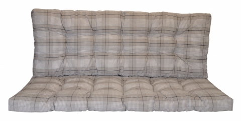 Polstr na zahradní houpačku 120 cm - látka Antik kostka