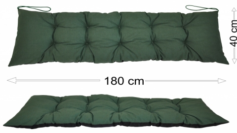 Podsedák 180x40 tmavě zelený melír