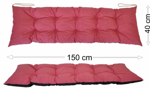 Podsedák 150x40 malinový melír