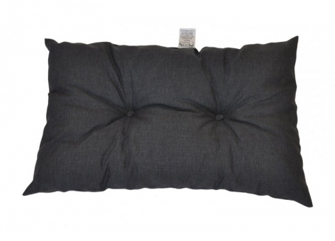 Sedák obdélník tmavě šedý melír