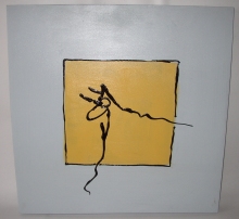 Obraz tanec 90x90 cm