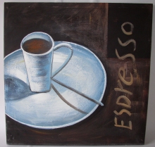Obraz espresso 75x75 cm