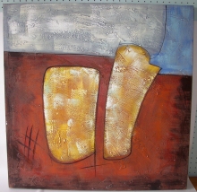 Obraz tvary 90x90 cm