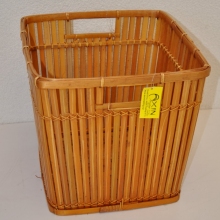 Košík bambusový natural velký