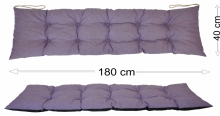 Podsedák 180x40 fialový melír
