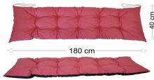 Podsedák 180x40 malinový melír